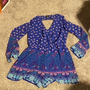 multi colored romper